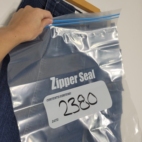 Semplice Blue High Rise Cropped Wide Leg Jeans Ankle Length Cut Pockets Size 8 - Picture 14 of 14